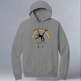 Jungle Friends - Allmade® Unisex ORGANIC CVC Fleece Pullover Hoodie - Aluminum Gray Heather