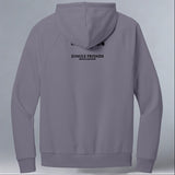 Jungle Friends - Allmade® Unisex ORGANIC CVC Fleece Pullover Hoodie - Cosmic Purple