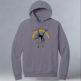 Jungle Friends - Allmade® Unisex ORGANIC CVC Fleece Pullover Hoodie - Cosmic Purple