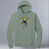 Jungle Friends - Allmade® Unisex ORGANIC CVC Fleece Pullover Hoodie - Matcha Green