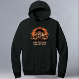 Painted Dog Conservation Inc. - Allmade® Unisex ORGANIC CVC Fleece Pullover Hoodie - Deep Black
