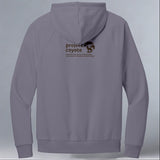 Project Coyote - Allmade® Unisex ORGANIC CVC Fleece Pullover Hoodie - Cosmic Purple