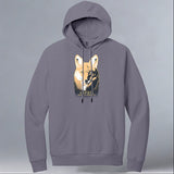 Project Coyote - Allmade® Unisex ORGANIC CVC Fleece Pullover Hoodie - Cosmic Purple