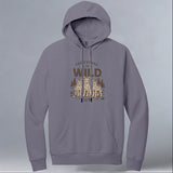 Project Coyote - Allmade® Unisex ORGANIC CVC Fleece Pullover Hoodie - Cosmic Purple