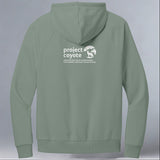 Project Coyote - Allmade® Unisex ORGANIC CVC Fleece Pullover Hoodie - Matcha Green