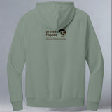 Project Coyote - Allmade® Unisex ORGANIC CVC Fleece Pullover Hoodie - Matcha Green