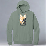 Project Coyote - Allmade® Unisex ORGANIC CVC Fleece Pullover Hoodie - Matcha Green