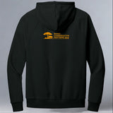 Rhino Conservation Partners - Allmade® Unisex ORGANIC CVC Fleece Pullover Hoodie - Space Black