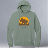 Rhino Conservation Partners - Allmade® Unisex ORGANIC CVC Fleece Pullover Hoodie - Matcha Green