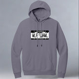 Rocky Mountain Wolf Project - Allmade® Unisex ORGANIC CVC Fleece Pullover Hoodie - Cosmic Purple