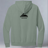 Rocky Mountain Wolf Project - Allmade® Unisex ORGANIC CVC Fleece Pullover Hoodie - Matcha Green
