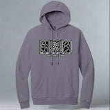 Save Giraffes Now - Allmade® Unisex ORGANIC CVC Fleece Pullover Hoodie - Cosmic Purple