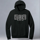 Save Giraffes Now - Allmade® Unisex ORGANIC CVC Fleece Pullover Hoodie - Deep Black