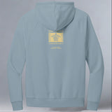 Tour de Turtles - Allmade® Unisex ORGANIC CVC Fleece Pullover Hoodie - I Like You Blue