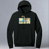 Snow Leopard Trust - Allmade® Unisex ORGANIC CVC Fleece Pullover Hoodie - Deep Black