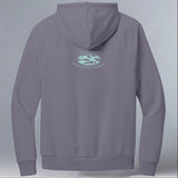 TIRN - Allmade® Unisex ORGANIC CVC Fleece Pullover Hoodie - Cosmic Purple