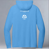 California Wildlife Center - Allmade® Unisex ECO-BLEND Hoodie Tee - Azure Blue