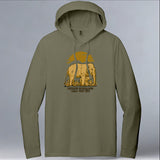 Following Giants - Allmade® Unisex ECO-BLEND Hoodie Tee - Olive You Green