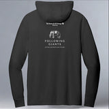 Following Giants - Allmade® Unisex ECO-BLEND Hoodie Tee - Space Black