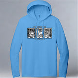 Grand Canyon Wolf Recovery Project - Allmade® Unisex ECO-BLEND Hoodie Tee - Azure Blue