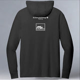 Grand Canyon Wolf Recovery Project - Allmade® Unisex ECO-BLEND Hoodie Tee - Space Black