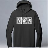 House Rabbit Society - Allmade® Unisex ECO-BLEND Hoodie Tee - Space Black