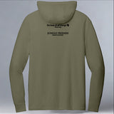 Jungle Friends - Allmade® Unisex ECO-BLEND Hoodie Tee - Olive You Green