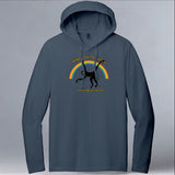 Jungle Friends - Allmade® Unisex ECO-BLEND Hoodie Tee - Rebel Blue