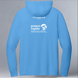 Project Coyote - Allmade® Unisex ECO-BLEND Hoodie Tee - Azure Blue