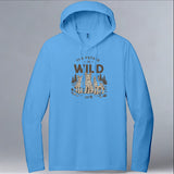 Project Coyote - Allmade® Unisex ECO-BLEND Hoodie Tee - Azure Blue