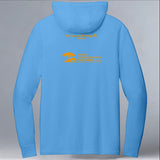 Rhino Conservation Partners - Allmade® Unisex ECO-BLEND Hoodie Tee - Azure Blue