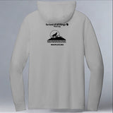 Rocky Mountain Wolf Project - Allmade® Unisex ECO-BLEND Hoodie Tee - Aluminum Gray