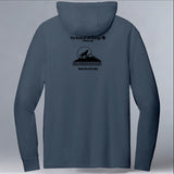 Rocky Mountain Wolf Project - Allmade® Unisex ECO-BLEND Hoodie Tee - Rebel Blue