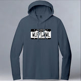 Rocky Mountain Wolf Project - Allmade® Unisex ECO-BLEND Hoodie Tee - Rebel Blue