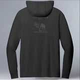 Save Giraffes Now - Allmade® Unisex ECO-BLEND Hoodie Tee - Space Black