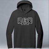 Save Giraffes Now - Allmade® Unisex ECO-BLEND Hoodie Tee - Space Black