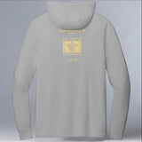 Tour de Turtles - Allmade® Unisex ECO-BLEND Hoodie Tee - Aluminum Gray