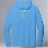 Snow Leopard Trust - Allmade® Unisex ECO-BLEND Hoodie Tee - Azure Blue