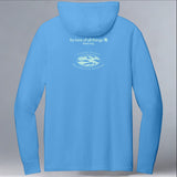 TIRN - Allmade® Unisex ECO-BLEND Hoodie Tee - Azure Blue