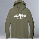 World Animal Protection - Allmade® Unisex ORGANIC CVC Fleece Pullover Hoodie - Olive You Green