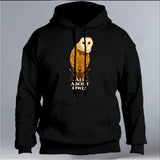 All About Owls - Gildan Adult Heavy Blend™ 8 oz., 50/50 Hooded Sweatshirt - Black