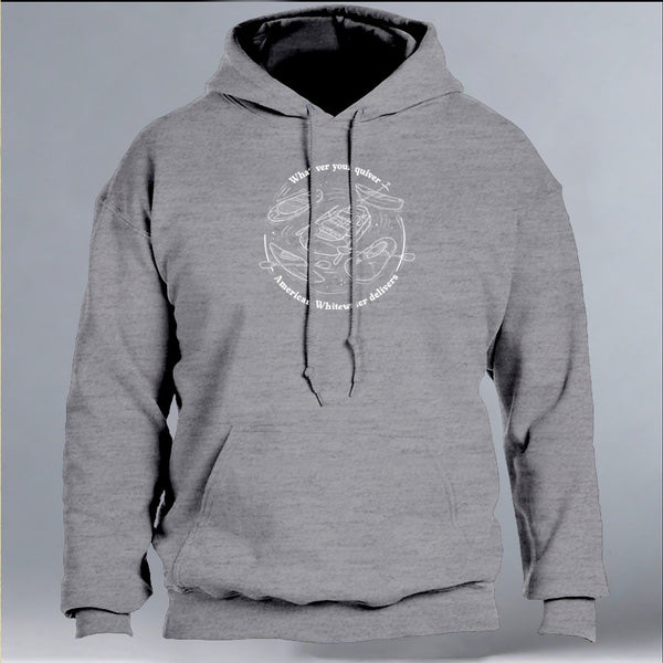 American Whitewater - Gildan Adult Heavy Blend™ 8 oz., 50/50 Hooded Sweatshirt - Graphite Heather