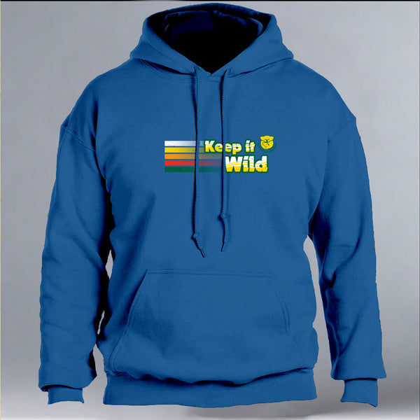 Keep it Wild - Gildan Adult Heavy Blend™ 8 oz., 50/50 Hooded Sweatshirt - Royal