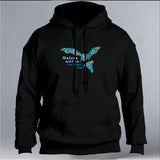 Bat World Sanctuary - Gildan Adult Heavy Blend™ 8 oz., 50/50 Hooded Sweatshirt - Black