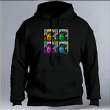 Noelle - Gildan Adult Heavy Blend™ 8 oz., 50/50 Hooded Sweatshirt - Black