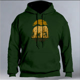 Following Giants - Gildan Adult Heavy Blend™ 8 oz., 50/50 Hooded Sweatshirt - Forest Green