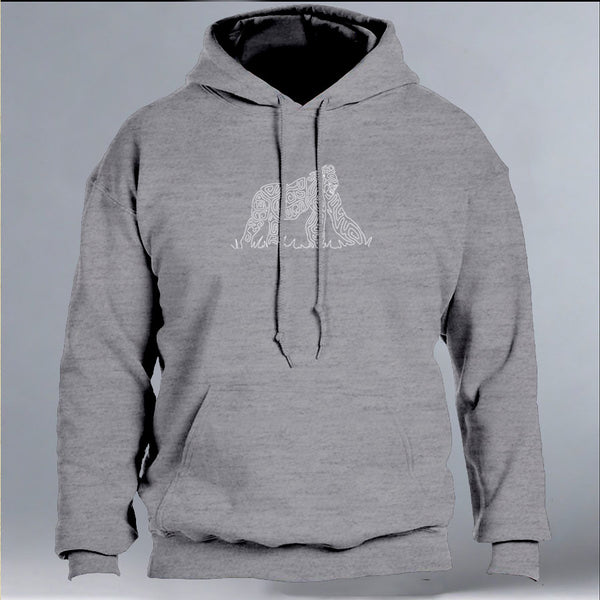 Gorilla Doctors - Gildan Adult Heavy Blend™ 8 oz., 50/50 Hooded Sweatshirt - Graphite Heather