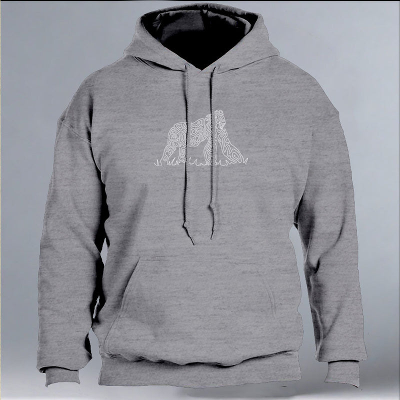 Gorilla Doctors - Gildan Adult Heavy Blend™ 8 oz., 50/50 Hooded Sweatshirt - Graphite Heather
