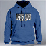 Grand Canyon Wolf Recovery Project - Gildan Adult Heavy Blend™ 8 oz., 50/50 Hooded Sweatshirt - Heather Deep Royal
