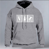 House Rabbit Society - Gildan Adult Heavy Blend™ 8 oz., 50/50 Hooded Sweatshirt - Graphite Heather